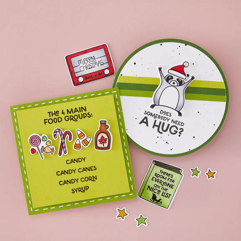 Hero Arts Yule Fuel Clear Stamp Set - Elf Culture