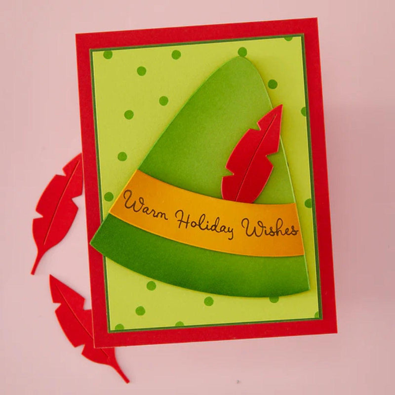Hero Arts Yule Fuel Letterpress + Foil Plate - Celebration