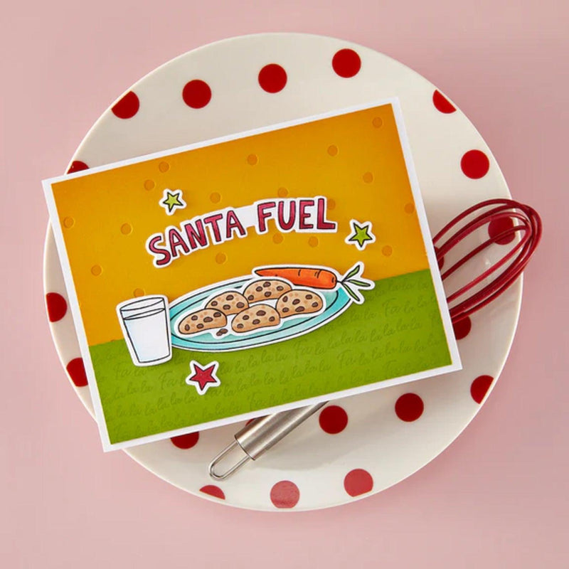 Hero Arts Yule Fuel Stamp & Cut Set - Santa Fuel