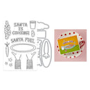Hero Arts Yule Fuel Stamp & Cut Set - Santa Fuel