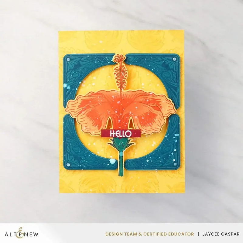 Altenew Hibiscus Motif Stamp Set*