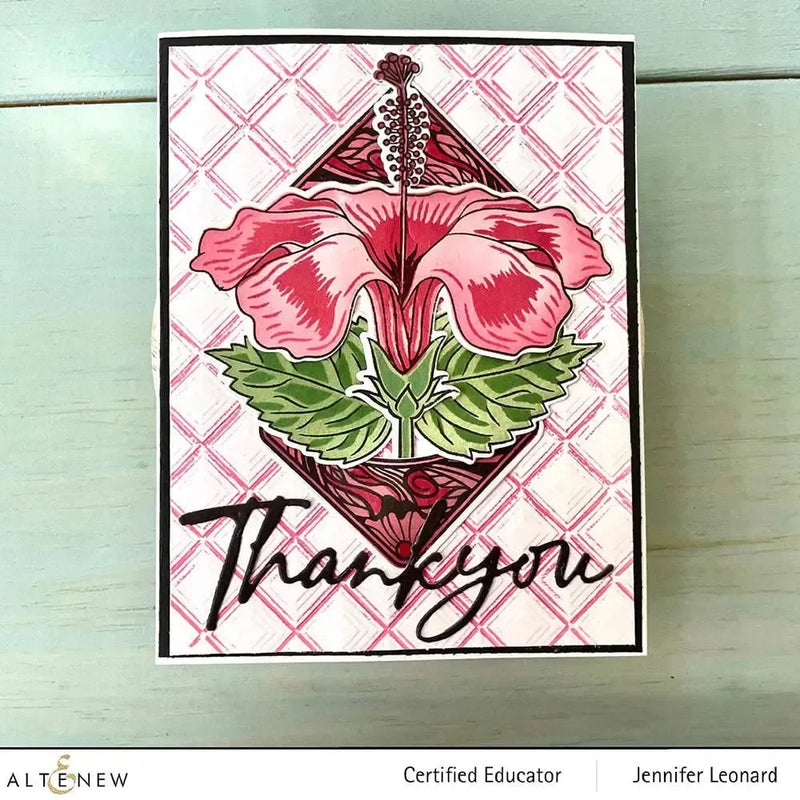 Altenew Hibiscus Motif Stamp Set*