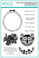 Gina K Designs Stamp & Die Set - Home Is Where the Heart Is