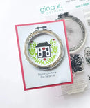 Gina K Designs Stamp & Die Set - Home Is Where the Heart Is
