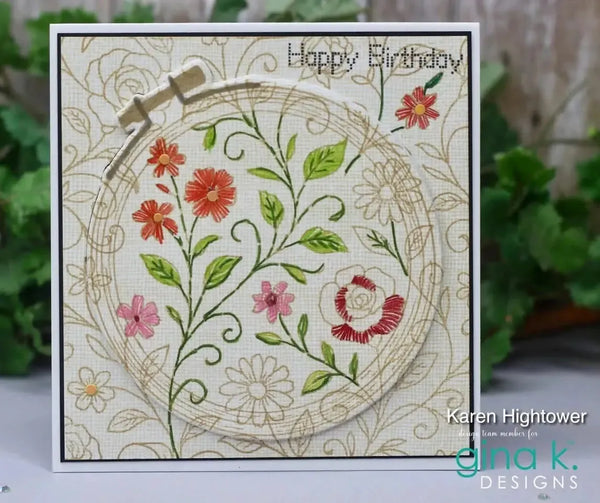 Gina K Designs Stamp & Die Set - Home Is Where the Heart Is