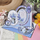 Hunkydory A Year of Flowers Larkspur Luxury Topper Sheet - July