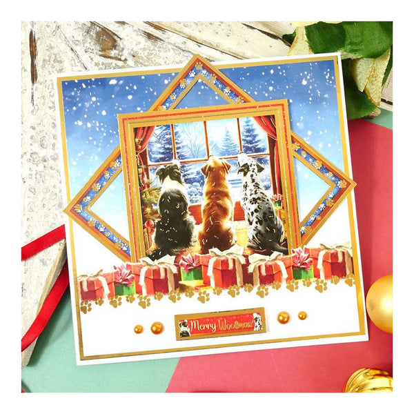 Hunkydory Festive Joy Luxury Topper Set - Merry Woofmas