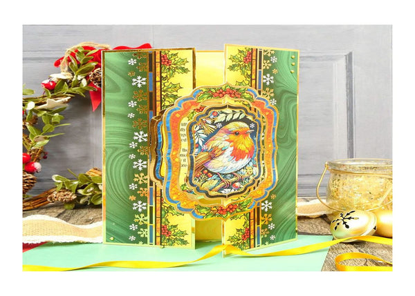 Hunkydory Christmas Style Luxury Topper Set - Little Robin Redbreast