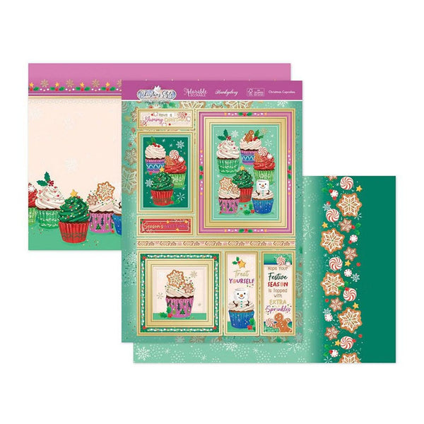 Hunkydory Christmas Style Luxury Topper Set - Christmas Cupcakes