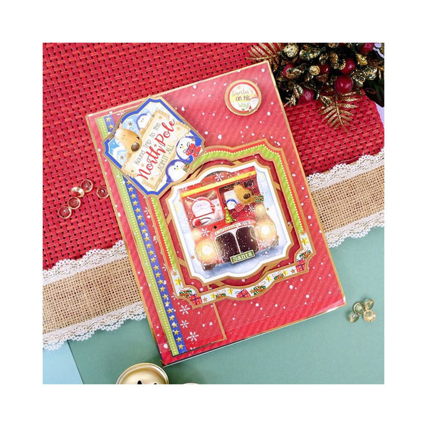 Hunkydory Cutest Christmas Luxury Topper Set - Santa‚Äôs On His Way!