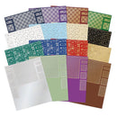 Hunkydory Festive Foiled Pattern Stepper Cards - Square Centrepiece