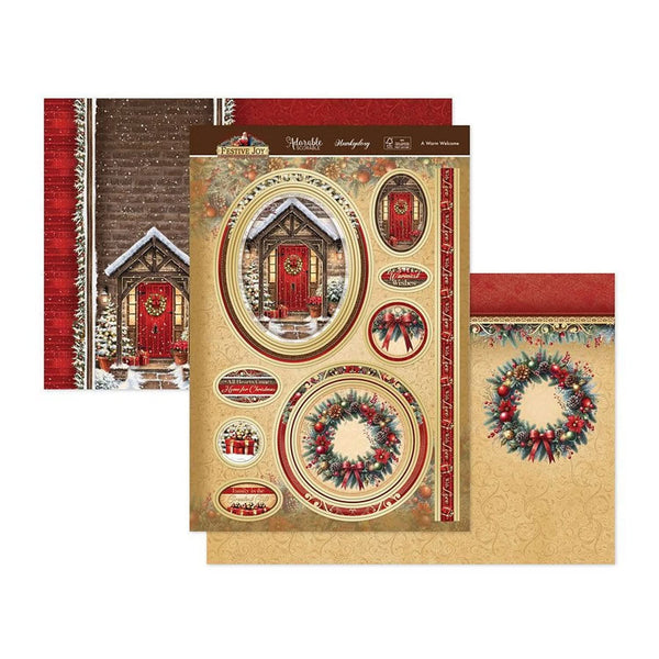 Hunkydory Festive Joy Luxury Topper Set - A Warm Welcome