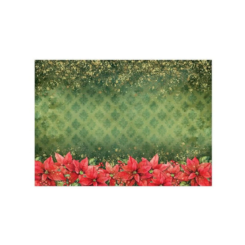 Hunkydory Festive Joy Luxury Topper Set - Sparkling Poinsettias