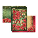 Hunkydory Festive Joy Luxury Topper Set - Sparkling Poinsettias