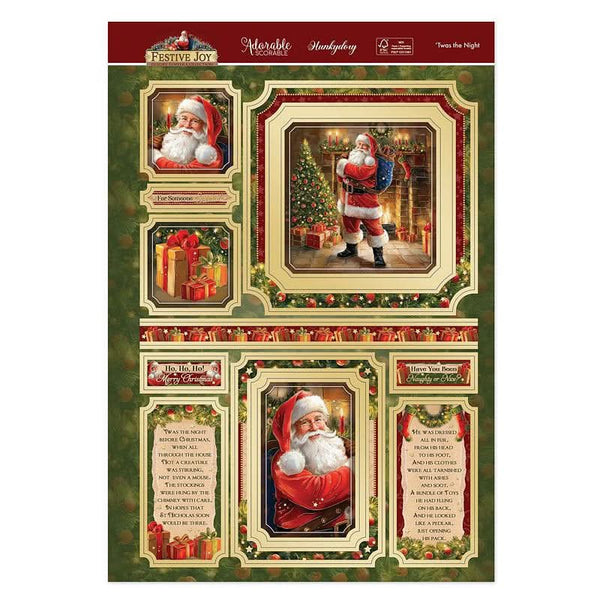 Hunkydory Festive Joy Luxury Topper Set - ‚ÄôTwas the Night