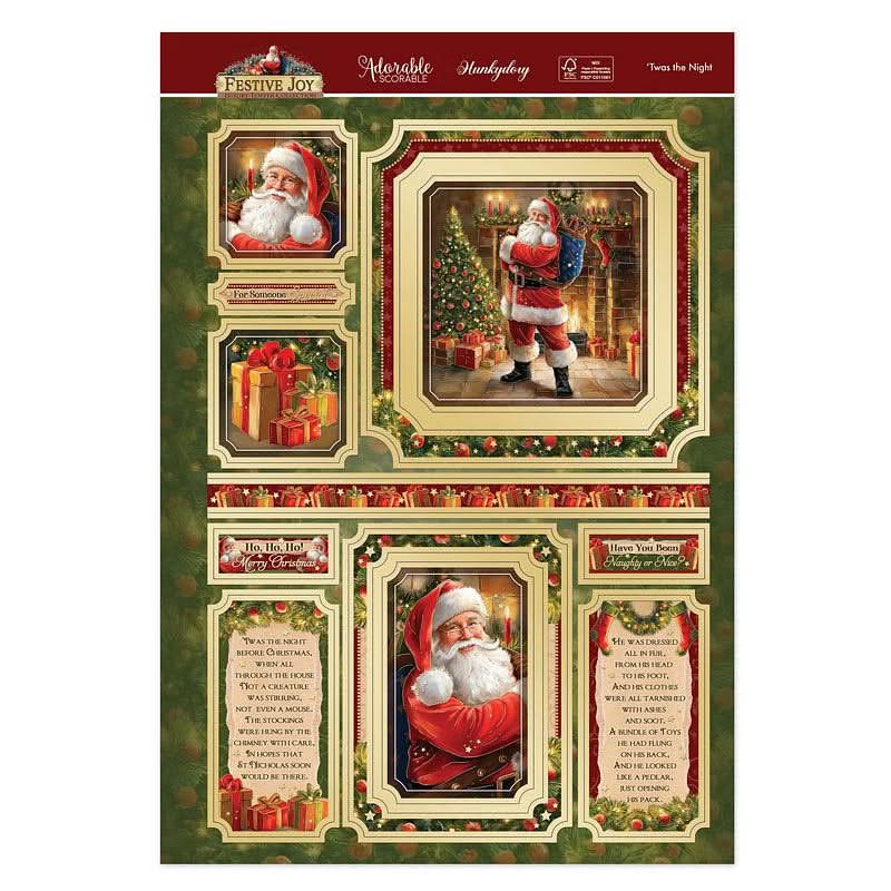 Hunkydory Festive Joy Luxury Topper Set - ’Twas the Night