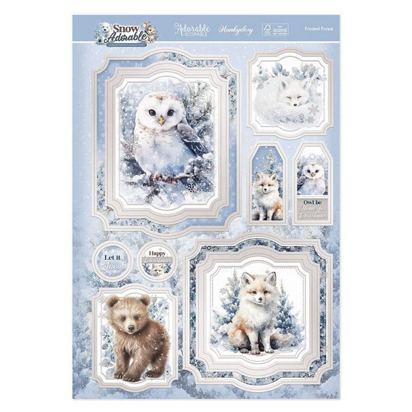 Hunkydory Frosted Forest Luxury Topper Set