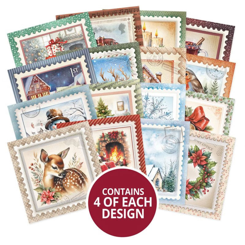 Hunkydory Square Pocket Pad - Christmas Post