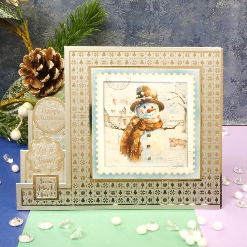 Hunkydory Square Pocket Pad - Christmas Post