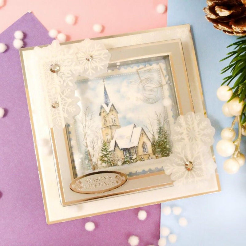 Hunkydory Square Pocket Pad - Christmas Post