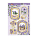 Hunkydory A Year of Flowers Violet Luxury Topper Sheet - February