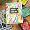 Tim Holtz Cling Stamps 7"X8.5" Festive Print*