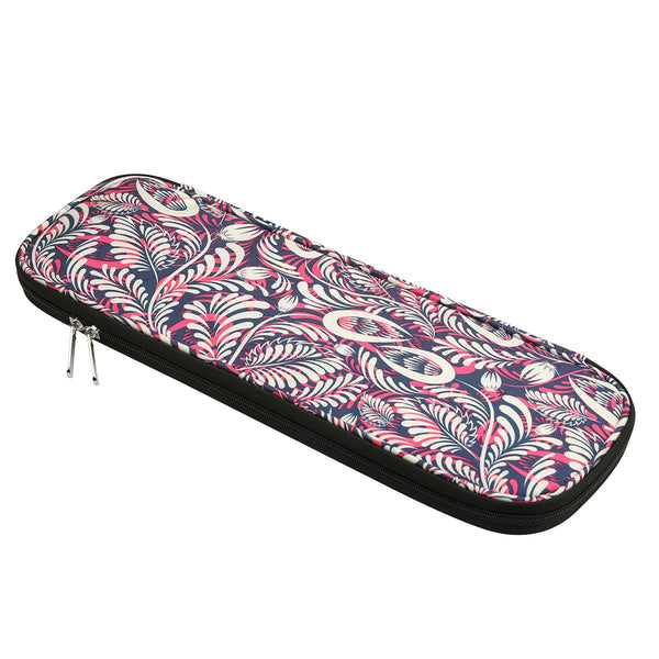 Poppy Crafts Knitting Needle Storage Case #2 - Pink Blooming Fern