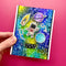 Simon Hurley create. Clear Stamps 6"X9" Space Friends
