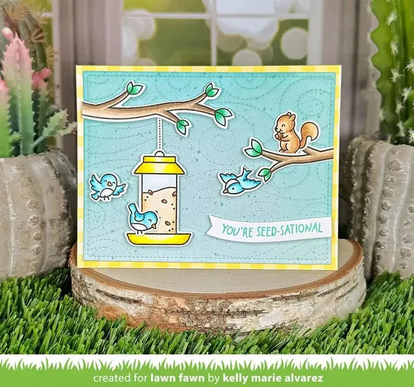 Lawn Cuts Custom Craft Dies - Backyard Bird Feeder