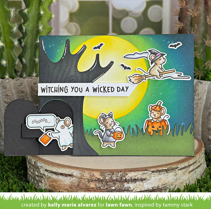 Lawn Fawn Clear Stamp Set - Halloween Mice