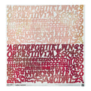 Basic Grey 12"x 12" Single Sheet Cardstock Stickers - Alphabet - Indian Summer