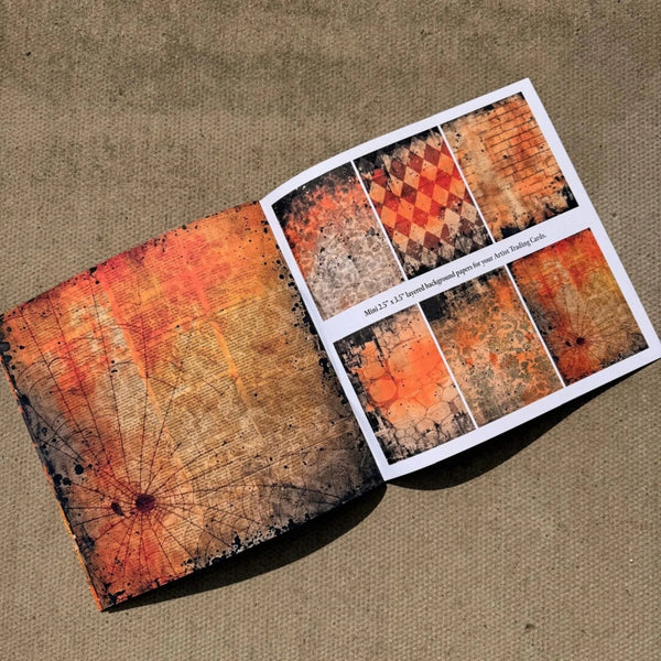 IndigoBlu Paper Book 8" x 8" - Halloween Grunge