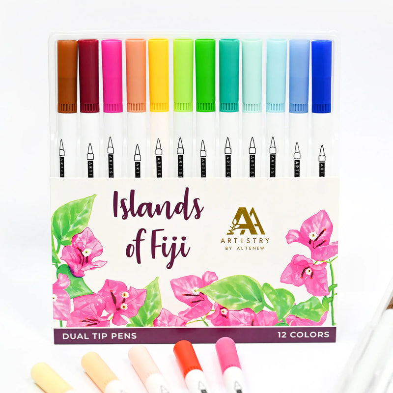 Altenew Water-based Dual Tip Pen Set - Islands of Fiji