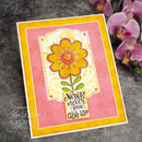 Woodware Clear Stamp 4"x 6" - Petal Doodles - Never Give Up*
