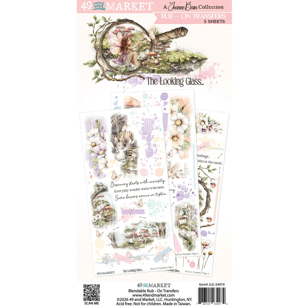 49 And Market – The Looking Glass – Blendable Rub-On Transfers ...