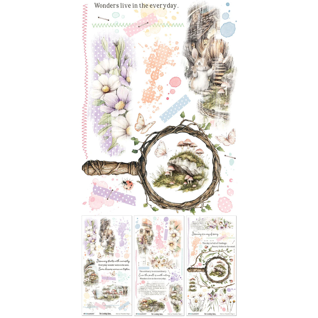 49 And Market – The Looking Glass – Blendable Rub-On Transfers ...