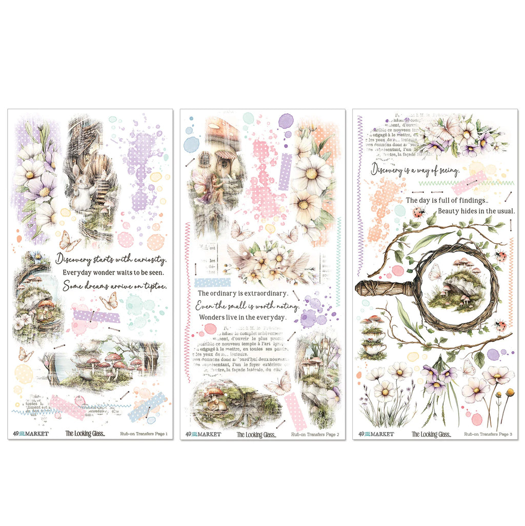 49 And Market – The Looking Glass – Blendable Rub-On Transfers ...