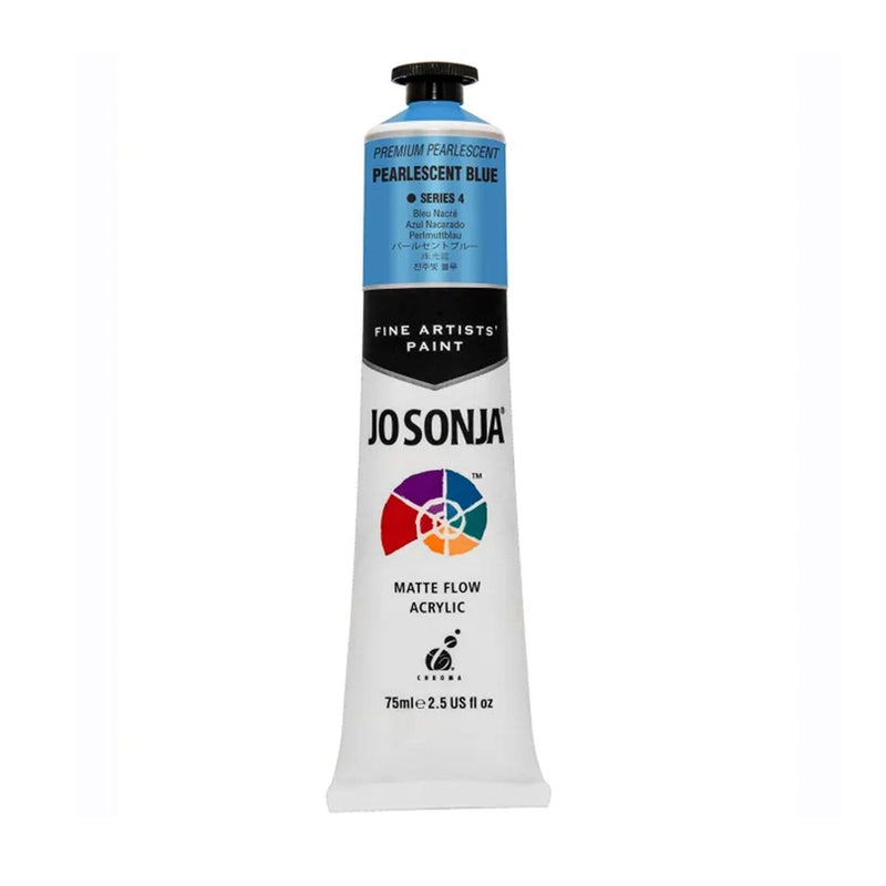 Jo Sonja Acrylic Paint 75ml - Premium Pearlescent S4 - Blue
