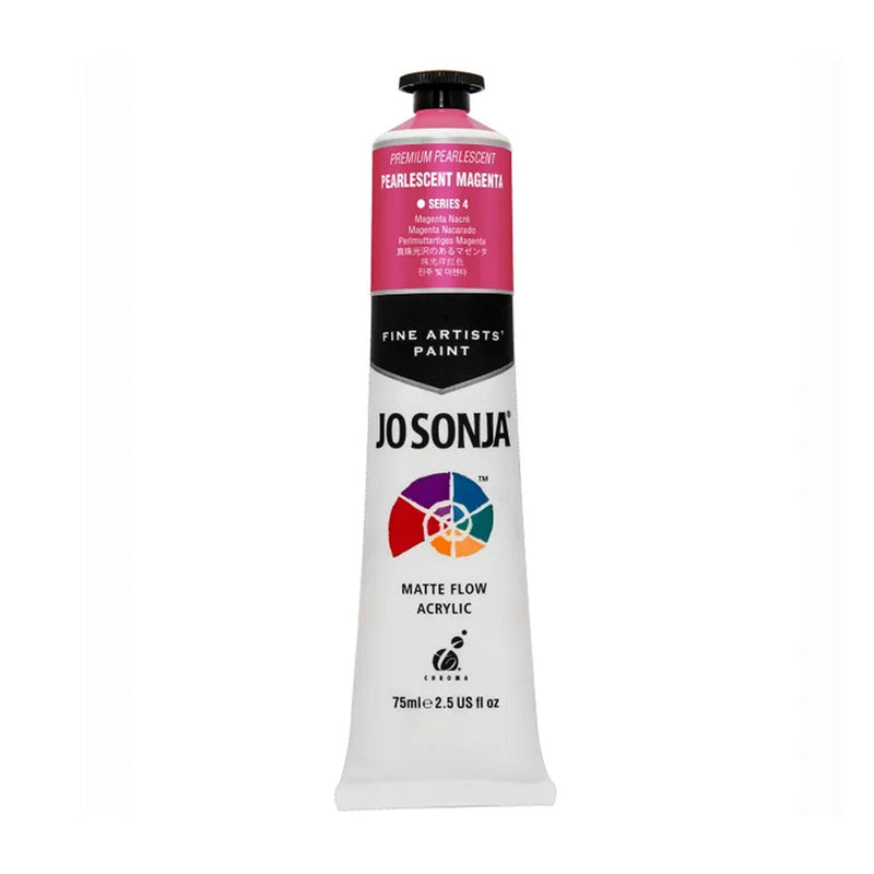Jo Sonja Acrylic Paint 75ml - Premium Pearlescent S4 - Magenta