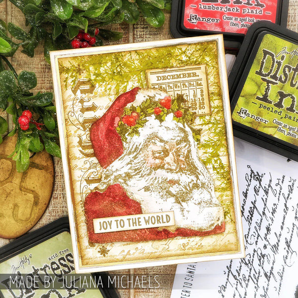 Tim Holtz Cling Stamps 7"X8.5" Mini Holidays