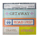 Junkitz Destination Chipboard Diecutts 4 pack