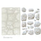 Stamperia Soft Maxi Mould A5 - Silent Sea - Fossils