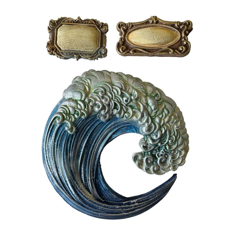 Stamperia Soft Maxi Mould A5 - Silent Sea - Wave