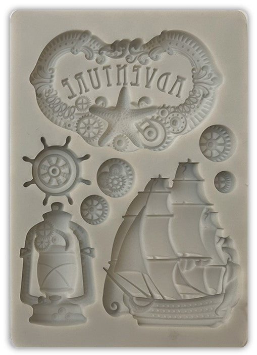 Stamperia Silicone Mould A6 - Songs of the Sea - Adventure