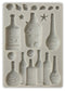 Stamperia Silicone Mould A6 - Songs of the Sea - Bottles