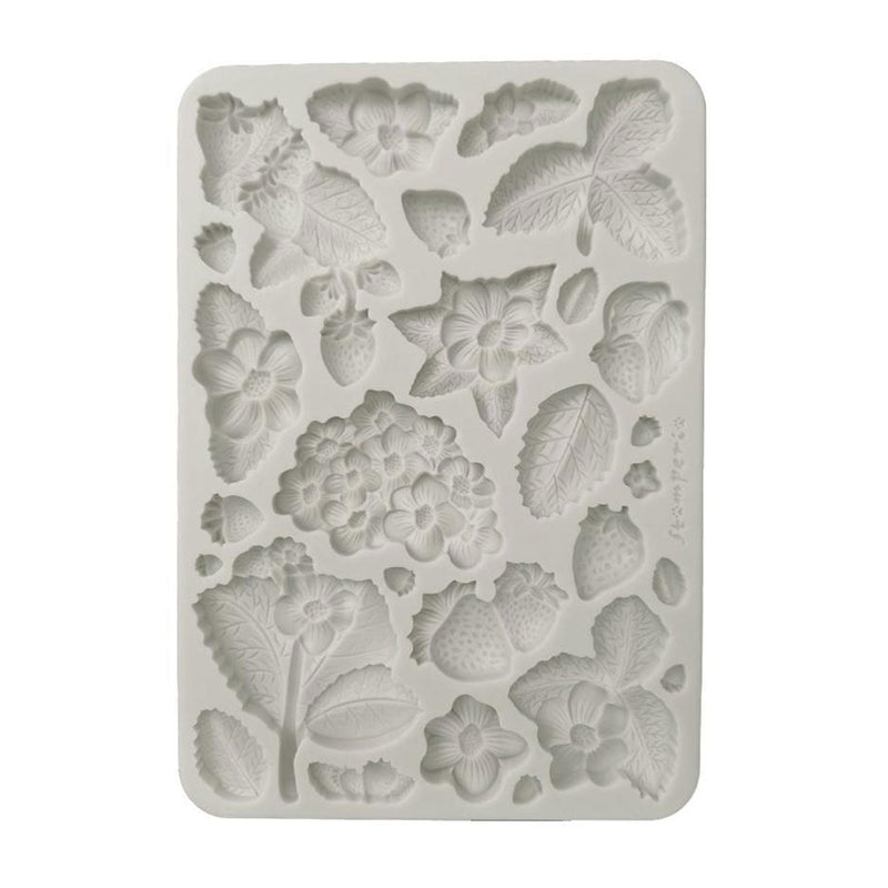 Stamperia Silicon Mould A5 - Hidden Grove - Strawberries
