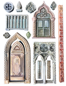 Stamperia Silicon Mould A5 - Venice City of Art - Architecture