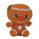 Knitty Critters Festive Friends Crochet Kit - Gingerbread Man