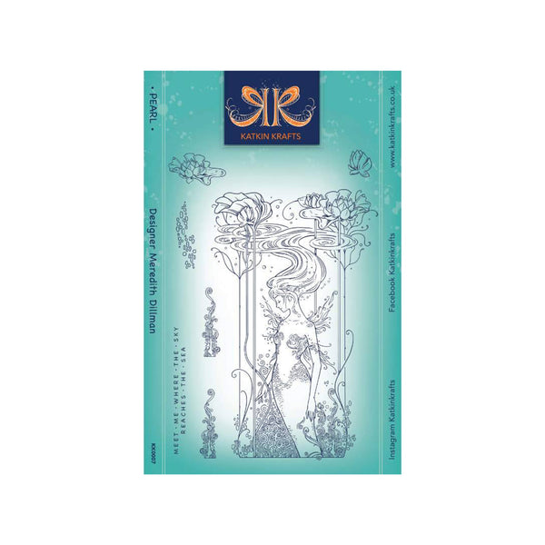 Katkin Krafts Clear Stamp - Pearl 6" x 8"*