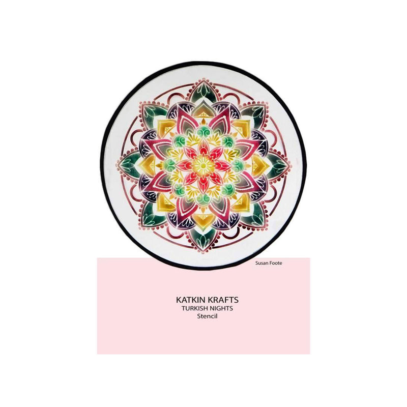 Katkin Krafts Stencil - Turkish Night 7" x 7"*